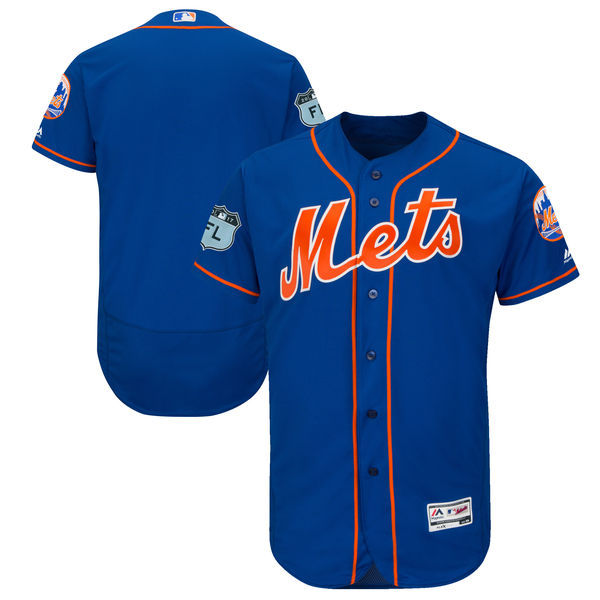 2017 MLB New York Mets Blank Blue Jerseys